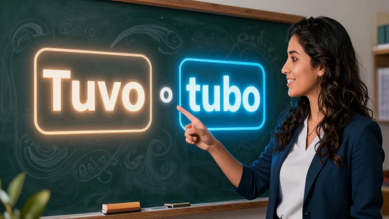 Diferencias entre tuvo y tubó