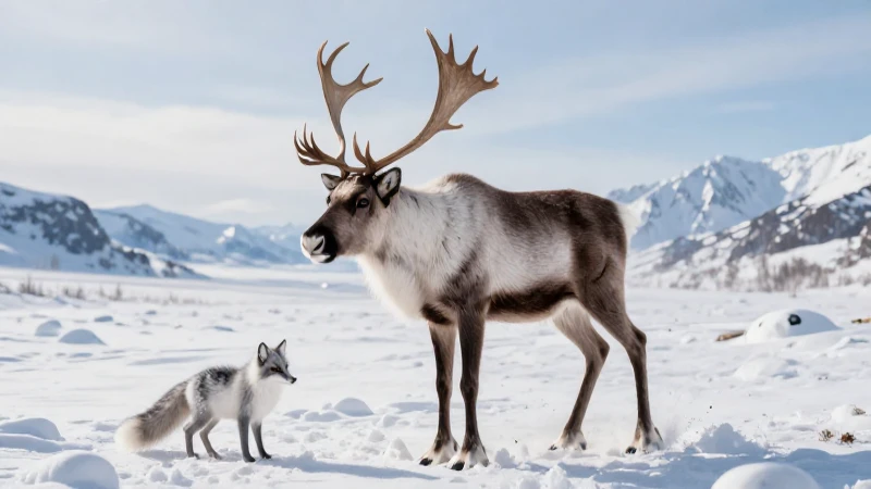 Rendición de la majestuosidad ártica