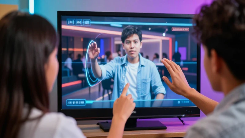 Sabías que TV UNAM es esencial para la televisión en México 4 Estudiante interactúa con hologramas educativos modernos