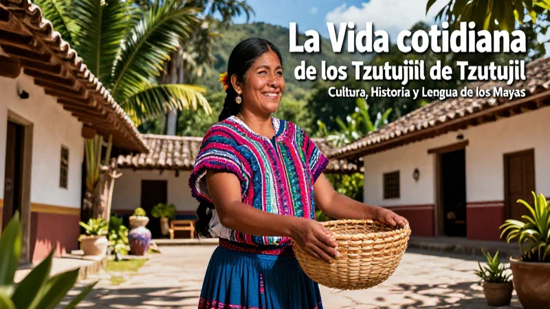 Tz'utujil: Cultura, Historia y Lengua de los Mayas 5 Vida cotidiana Tzutujil: cultura y tradición maya