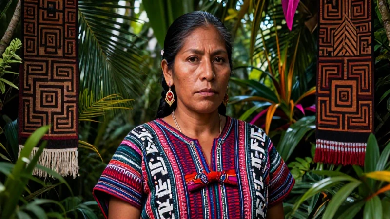 Tz'utujil: Cultura, Historia y Lengua de los Mayas 4 Digna mujer Maya en selva detallada
