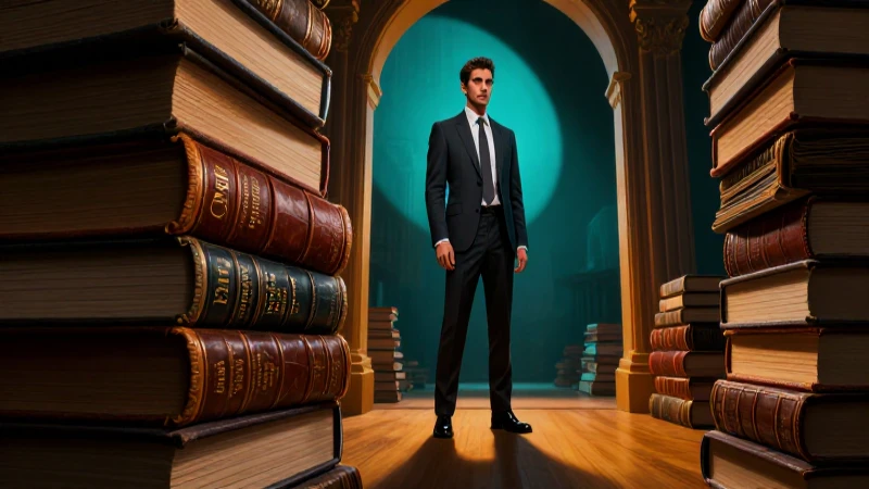 Qué es el umbral Definición con ejemplos claros y relevantes 5 Retrato dramático de erudito con libros antiguos