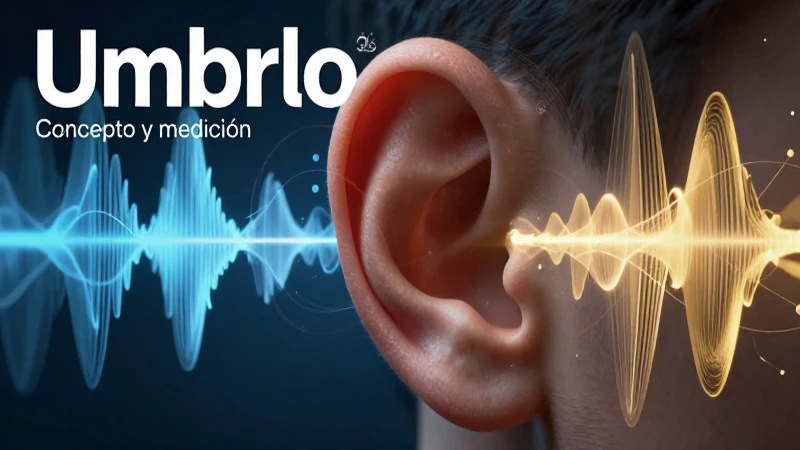 Qué es el umbral Definición con ejemplos claros y relevantes 3 Ilustración del umbral auditivo científico