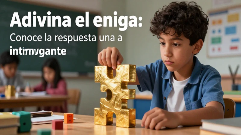 Descubre la solución a este enigmático desafío