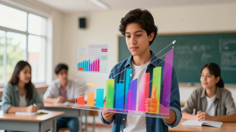 Frecuencia absoluta mayor que uno: cómo expresarla 7 Estudiante mexicano con ilustración de datos