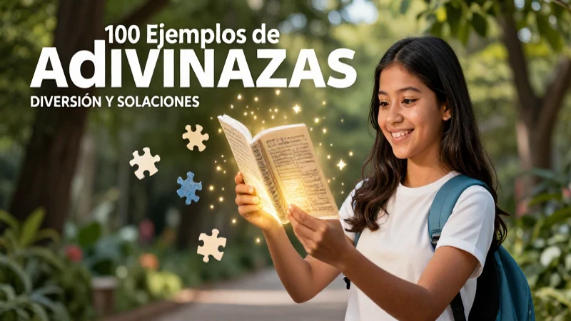 100 Ejemplos de Adivinanzas: Diversión y Soluciones 12 Crea adivinanzas con este diseño educativo vibrante