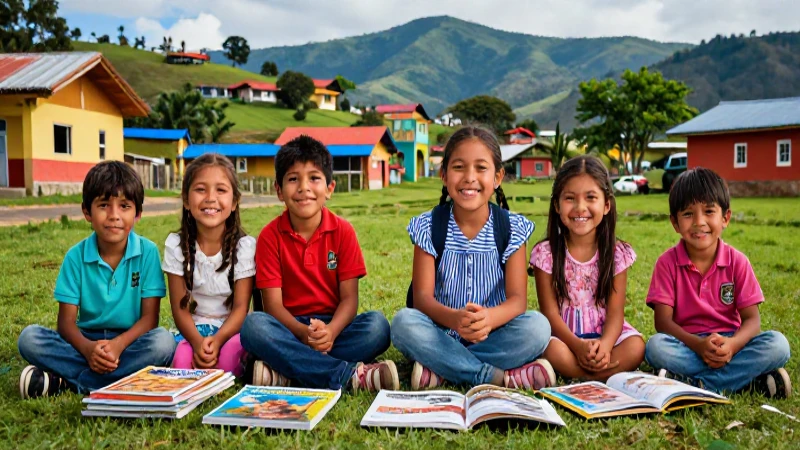 UNICEF en Guatemala: Funciones y Objetivos Clave Explicados 5 Niños guatemaltecos felices en un entorno educativo moderno