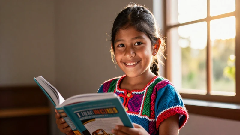 UNICEF en Guatemala: Funciones y Objetivos Clave Explicados 7 Niño guatemalteco sonriente estudia bajo luz dorada