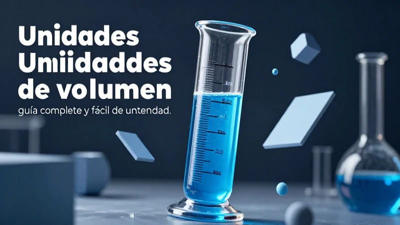Aprende sobre unidades de volumen: guía completa y fácil de entender 3 Ilustración educativa del volumen métrico