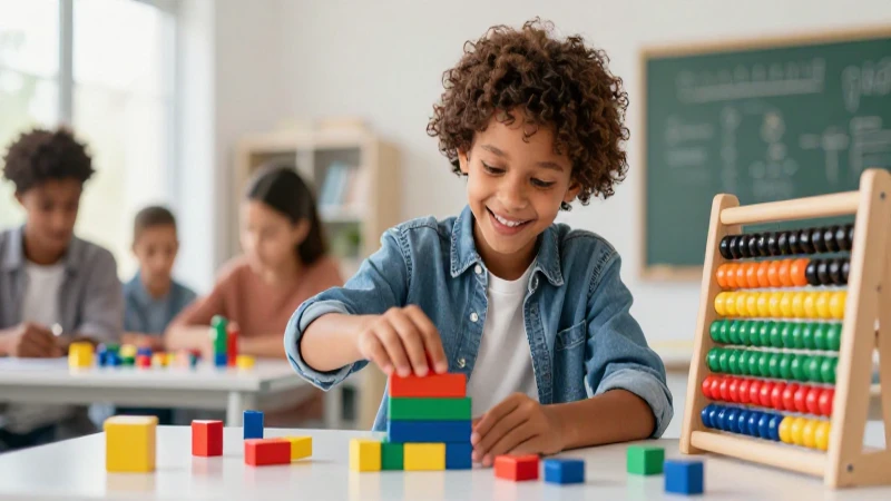 Ilustración vibrante de estudiante con material educativo