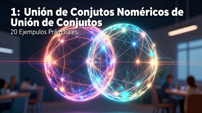 Unión de Conjuntos: 20 Ejemplos Prácticos Esenciales 5 20 ejemplos prácticos de uniones numéricas