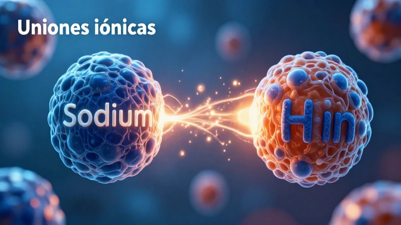 Uniones iónicas: transferencia de electrones y atracción fuerte