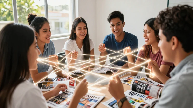 Conexión vibrante de jóvenes mexicanos