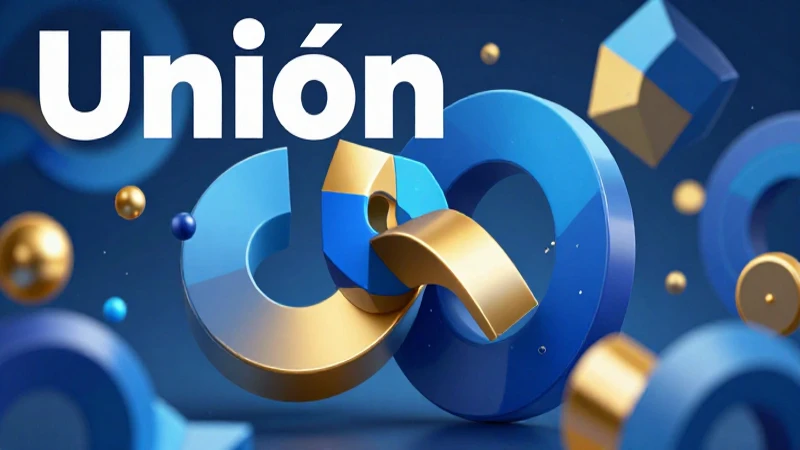 Conceptos de unidad: geometría, abstracto, azul y oro