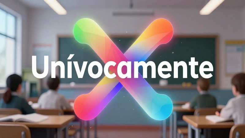 Ilustración visual de univocidad en vida