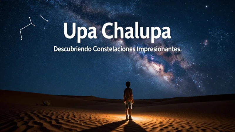 Upa Chalupa: Descubriendo Constelaciones Impresionantes 5 Observación de constelaciones en el desierto