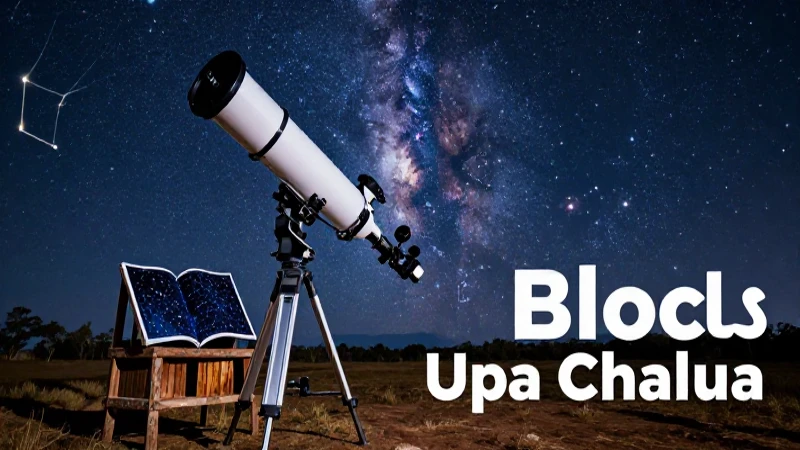 Upa Chalupa: Descubriendo Constelaciones Impresionantes 6 Telescopio bajo constelaciones en Upa Chalupa