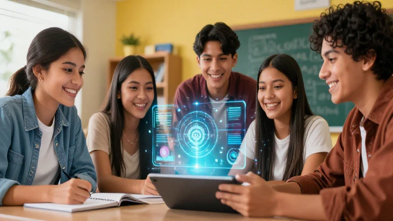 Qué es UPPA, la Aplicación Educativa Inclusiva para Todos 6 Estudiantes mexicanos aprendiendo con tecnología holográfica moderna