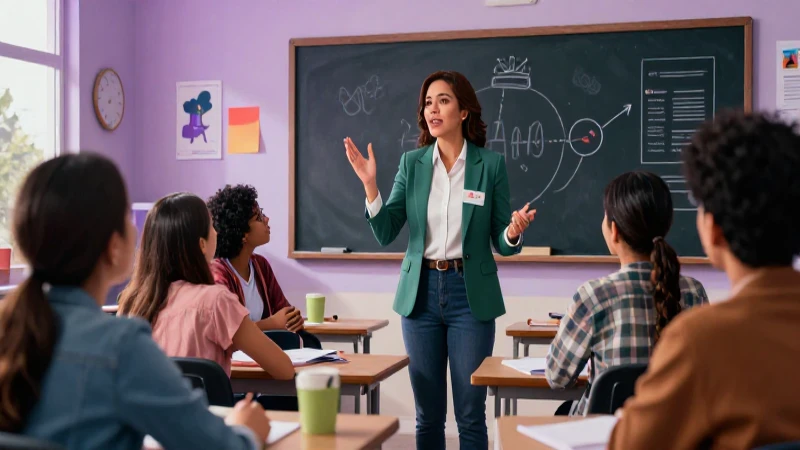 Qué es UPPA, la Aplicación Educativa Inclusiva para Todos 5 Maestro mexicano enseñando en aula moderna