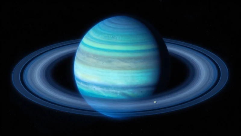 Imagen vibrante y detallada del planeta Urano