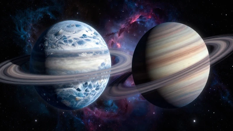 Gigantes de hielo y nebulosas vibrantes en el cosmos