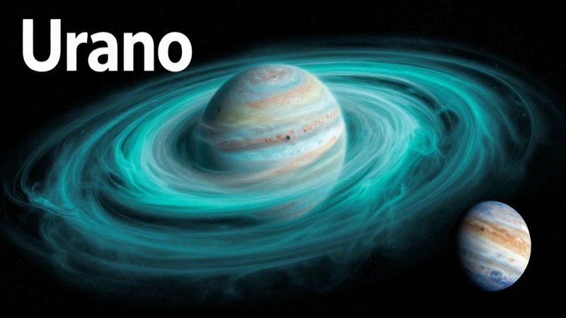 Urano presenta un cielo cian dinámico