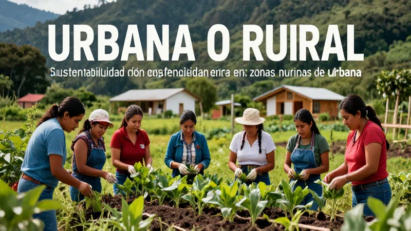 Sostenibilidad y convivencia en la vida rural