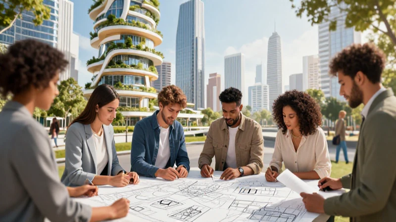 Urbanismo sostenible, futurista y colaborativo