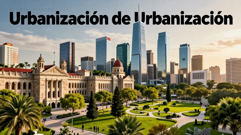 Evolución urbana: concepto, diseño y paisaje