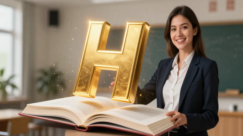 Ilustración académica brillante de profesor