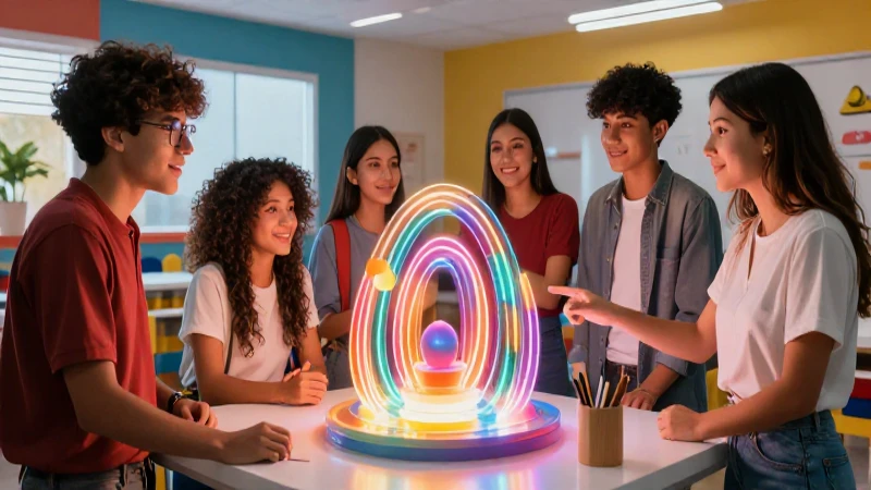 Qué es: Definición y Concepto Esencial que Debes Saber 5 Estudiantes mexicanos entusiastas en un salón vibrante