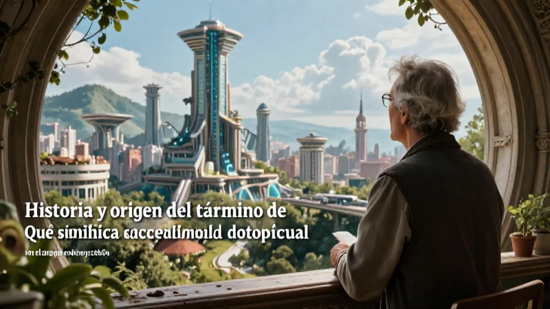 Qué significa utopía en el lenguaje coloquial actual 3 Ciudad utópica observada por un estudioso