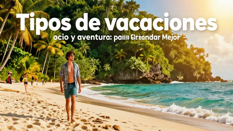 Vacaciones: Definición y Concepto para Entender Mejor 5 Vacaciones: Ocio y aventura en entornos tropicales