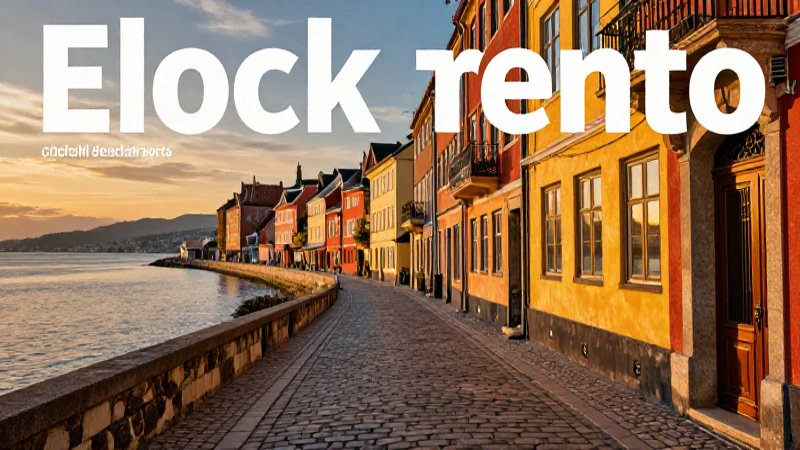 Vacaciones: Definición y Concepto para Entender Mejor 6 Ciudad costera europea con ambiente histórico y cinematográfico