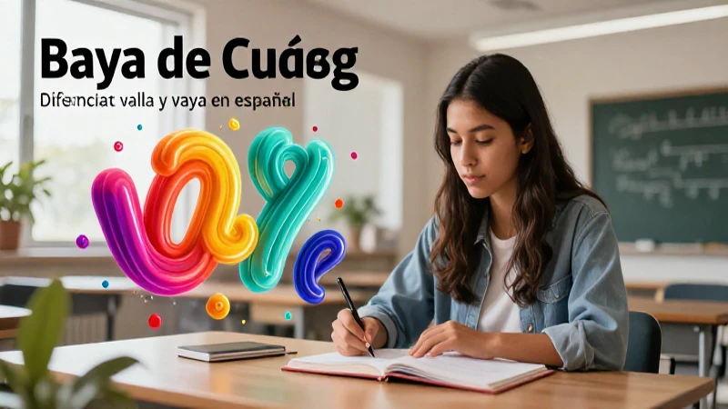 Cuáles son las diferencias entre valla y vaya en español 5 Diferencias entre valla y vaya, blog visual académico
