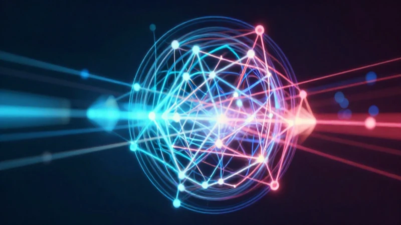 Gráficos digitales abstractos con estructura matemática vibrante