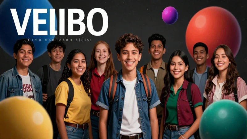 Estudiantes mexicanos felices con valores vibrantes