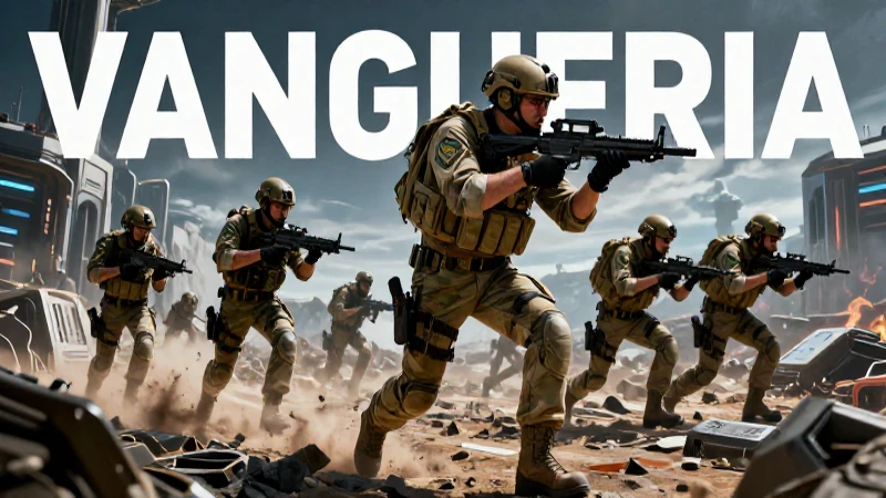 Vanguardia militar: concepto futurista y detallado