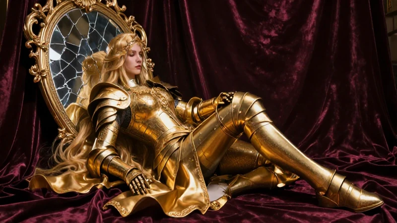 Qué significa la vanidad y en qué se basa su verdadero significado 4 Ser celestial majestuoso en dramática armadura dorada