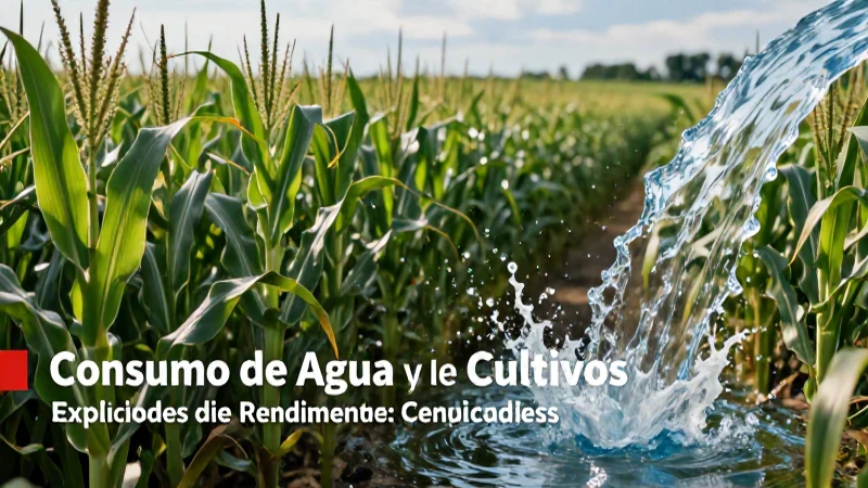 Variables Independientes: 25 Ejemplos Clave Explicados 7 Agua: impacto en el rendimiento de cultivos