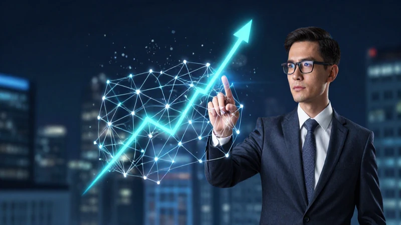 Variables Independientes: 25 Ejemplos Clave Explicados 12 Estratega digital interactúa con red holográfica y crecimiento