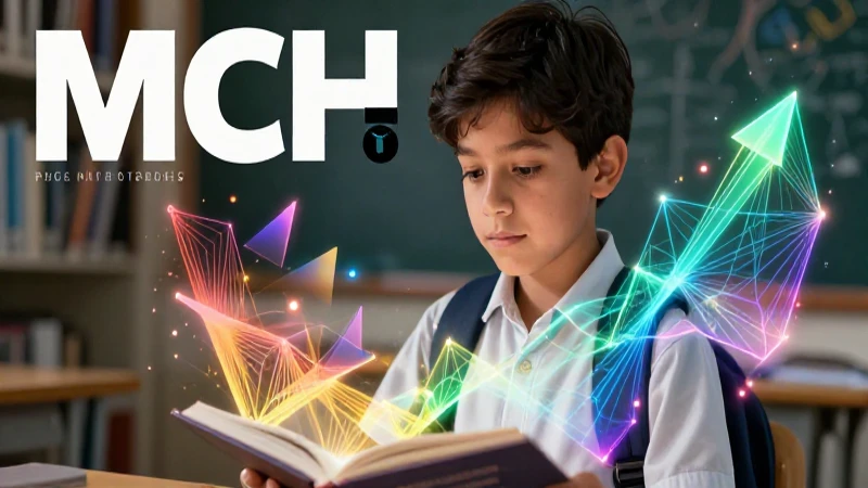 Estudiante mexicano con gráficos dinámicos y estilo premium