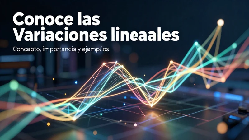 Conoce las variaciones lineales: concepto, importancia y ejemplos 4 Representación 3D de variaciones lineales