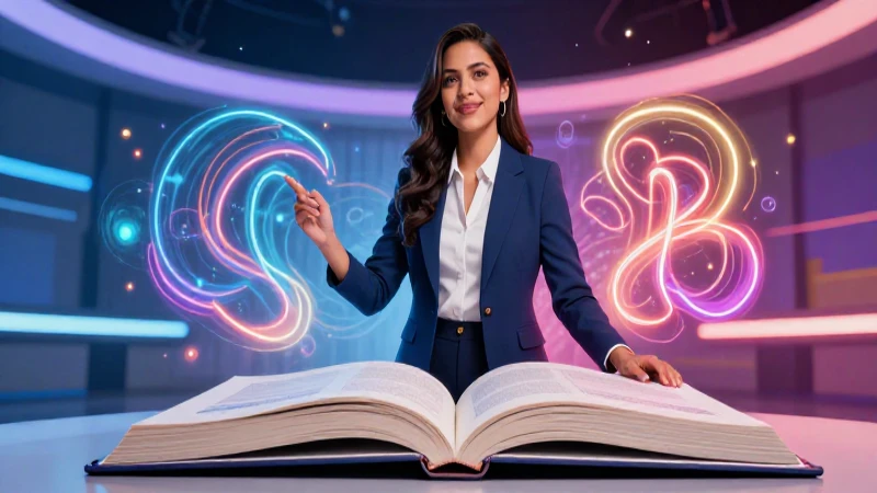 Profesora mexicana moderna en portada de revista