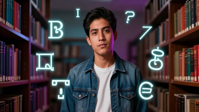 Retrato hiperrealista de joven intelectual mexicano