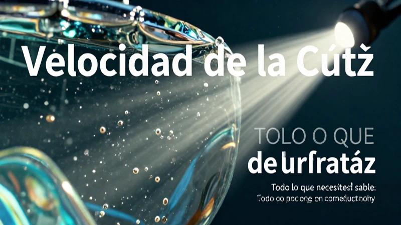 Velocidad luminosa en distintos medios