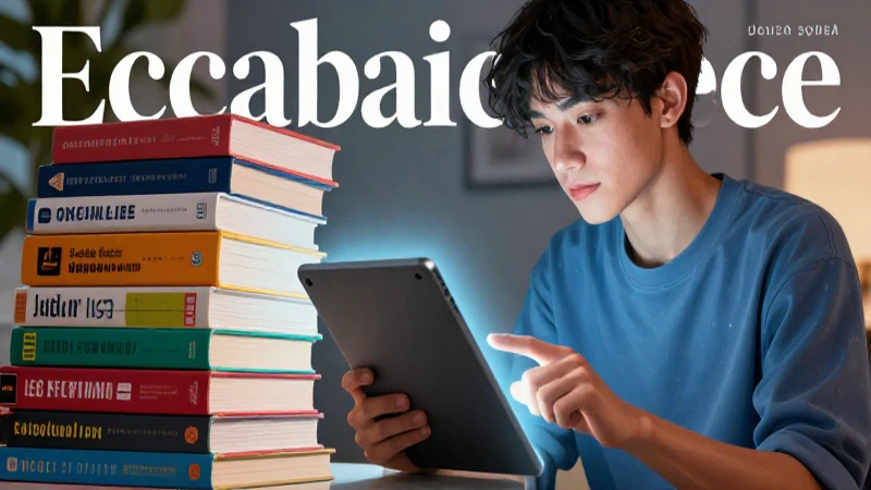 Gana dinero extra vendiendo libros de texto en Zaragoza 4 Ilustración vibrante de aprendizaje digital y moderno