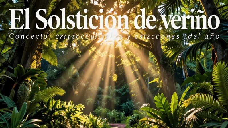 Verano: Concepto, características y estaciones del año 5 Solsticio de verano: naturaleza vibrante y luz dorada