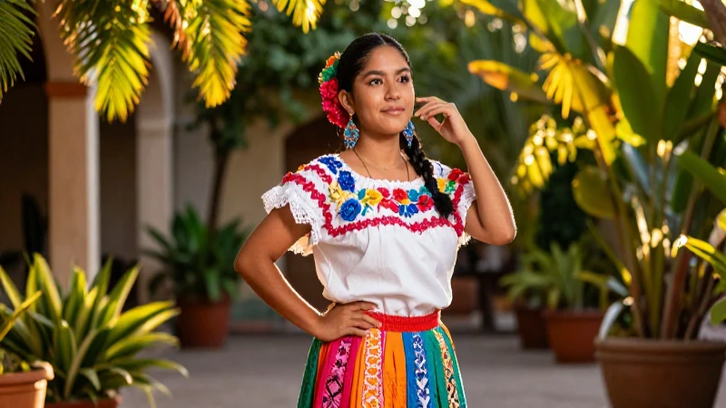 Verano: Concepto, características y estaciones del año 6 Estudiante mexicano bajo luz dorada tropical