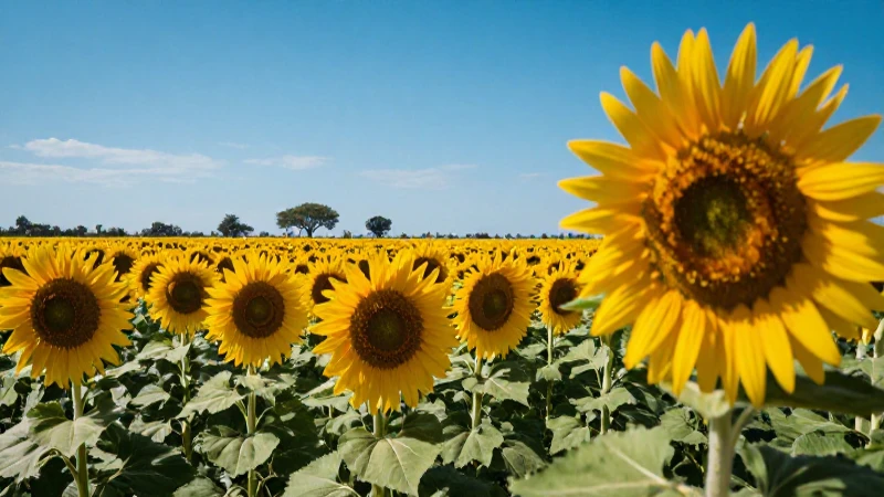 Verano: Concepto, características y estaciones del año 7 Verano mexicano: sol, girasoles y cielo azul vibrante